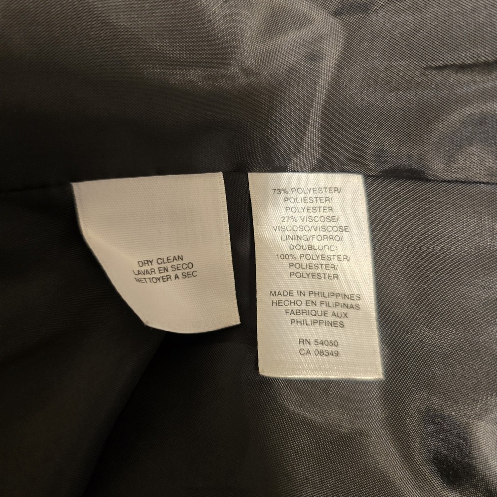 Jones Studio Women's Tweed Heathered Gray Blazer Church Career Dressy 14W - Picture 7 of 7